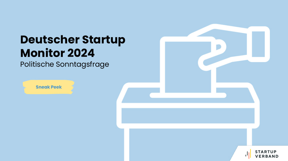 Deutscher Startup Monitor 2024 Sneak Peek | Sonntagsfrage