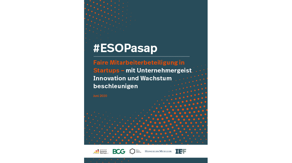 #ESOPasap – Studie Mitarbeiterbeteiligung in Startups